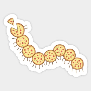 Mozarella monster Sticker